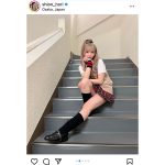 NMB48・堀詩音が制服ギャルに変身！大胆な美脚披露に「見えそうでドキドキ」