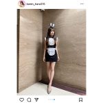 NMB48・原かれん、圧倒的な美脚で釘付けのバニーコスにファン歓喜！