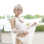 【動画】コスプレイヤー・火将ロシエルが大胆な白水着でワンエイト撮影会に登場！＜川越水上公園プール撮影会＞