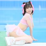 【写真特集】森本栞菜（ミライサガシ）、全身ピンクの可愛すぎるチャイナコスで「我爱你」＜近代麻雀水着祭2023＞