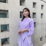 石川恋、パープルワンピ×白ハイヒール姿のオフショに「めちゃくちゃ可愛い」「綺麗」の声殺到