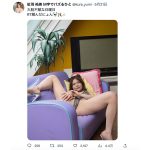 【M字の女王】紅羽祐美、Mを超える大胆開脚ショットで悩殺！