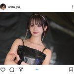 ラウンドガール・新唯、肌見せミニワンピで美脚披露「セクシーだしカワイイし最強！」とファン歓喜！