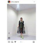 王林、ギリギリ丈の超ミニワンピから美脚出し！「脚長っ」「スタイル良すぎ」と反響も