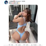 コスプレイヤー・るたぴ、こんがり小麦肌の桃尻で誘惑