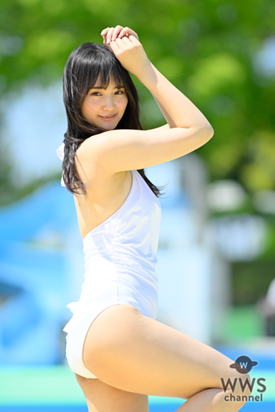 【写真特集】そよん、透明肌に惚れる水着姿で魅せる美プロポーション＜近代麻雀水着祭2023＞
