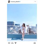 AKB48・鈴木くるみ、青空に映える純白ビキニオフショットにファン歓喜！