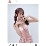 美人イラストレーター・竹内星菜、スケスケ水着でくびれラインあらわに！