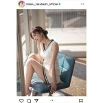 高橋ひかる、ミニワンピからのぞかす透明美脚にファンうっとり！