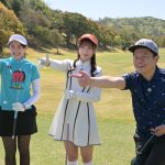 美人すぎるラウンドガール・雪平莉左がゴルフレッスン番組でナイスショット連発！