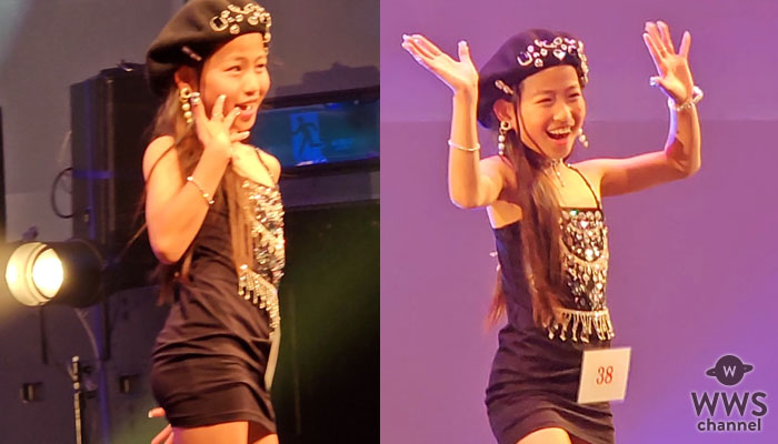 【動画】現役女子小学生・友岡美里愛さん、黒のタイトミニワンピで美脚アピール！４度目挑戦で見事グランプリを受賞＜第８回九州キッズモデルオーディション＞