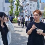 【動画】一宮彩夏(ジャムズ)がお台場で牛丼インフルエンサーを発見！？