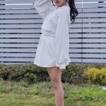 【写真特集】dela・松島七葉、可愛すぎる白のミニ丈ワンピースで登場！ 「大学生活で最近ハマっていることはケーキビュッフェ」