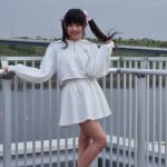 【写真特集】dela・松島七葉、可愛すぎる白のミニ丈ワンピースで登場！ 「大学生活で最近ハマっていることはケーキビュッフェ」