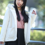 【写真特集】福岡女子高生・手島愛花さん、可愛すぎるミニスカコーデで関西コレクション出演前に語る!