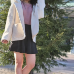 【写真特集】福岡女子高生・手島愛花さん、可愛すぎるミニスカコーデで関西コレクション出演前に語る!