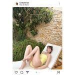 トリンドル玲奈、裏ももチラリな水着姿を披露「セクシーすぎません？」「トリちゃん美！すぎる」とファン歓喜