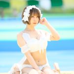 【写真特集】はるき（エレクトリックリボン）、もち肌にうっとりなガーリー水着で魅了＜近代麻雀水着祭2023＞