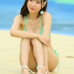 【写真特集】恋星める（ふぇありーアクセ）、脇見せ＆くびれラインあらわな抜群スタイルで釘付け！＜近代麻雀水着祭2023＞