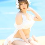 【写真特集】はるき（エレクトリックリボン）、もち肌にうっとりなガーリー水着で魅了＜近代麻雀水着祭2023＞