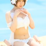 【写真特集】はるき（エレクトリックリボン）、もち肌にうっとりなガーリー水着で魅了＜近代麻雀水着祭2023＞