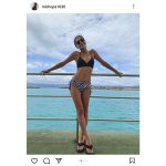 みちょぱ、ゼブラ柄のビキニで石垣島を満喫！「みちょぱスタイル良すぎ」「夏の女神だぁ」とファン歓喜