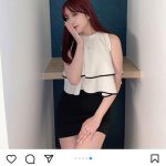DEAR KISS・ののこ、ミニスカ×ロングブーツで美脚すらり「スタイル抜群！」「綺麗すぎてやばい」とファン歓喜
