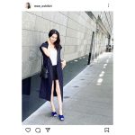 押切もえ、青のハイヒールで美脚を大胆アピール！「変わらぬ美脚」「お綺麗過ぎます！」とファン歓喜