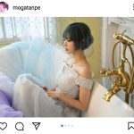 最上もが、トレードマークの金髪を封印で美しい肌見せドレス姿を公開！