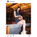 宮脇咲良、高級ブランド「ルイ･ヴィトン」コーデで真っ白な美脚スラリ「美脚すぎ優勝」とファン歓喜