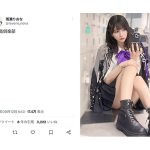 雨瀬りおな、衣装姿で裏ももチラリ「脚最高倶楽部！」と大胆美脚アピール