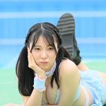 【写真特集】橘舞、フリル水着からふっくら美谷間チラリ＜近代麻雀水着祭2023＞