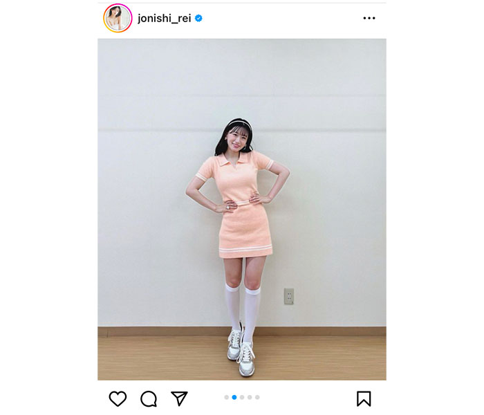 NMB48・上西怜、太ももチラ見せのミニスカコーデにファン悶絶！