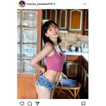 兒玉遥、肌見せタンクトップで美ボディあらわに！