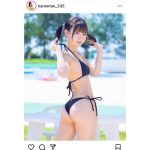 木更かのん、セクシー黒ビキニであらわなプリッと美尻！