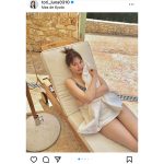 トリンドル瑠奈、水着姿で美脚披露！フランスでのバカンスショットにファン歓喜！