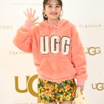 【写真特集】ももクロ・百田夏菜子、花柄ショートパンツで美脚をスラリと披露！＜「UGG(R) TOKYO FLAGSHIP STORE」オープニングイベント＞