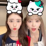 NiziUのオリジナルフレーム＆スタンプが「SNOW」に登場