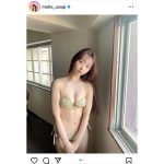 AKB48・大盛真歩、透明デコルテに釘付けな水着オフショットにファン歓喜