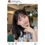 佐藤かれん、無防備な胸元が気になるキャバドレス姿にファン悶絶