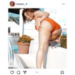 和地つかさ、迫力満点なボリューミー美尻を大胆突き出し！