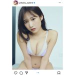 横野すみれ、ふっくら美バストの谷間にファン釘付け！