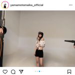 山本舞香、巨人の「MAIKA」ユニフォームをスタイリッシュに着こなし！