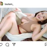 和地つかさ、ボリューミーなふわふわバスト気になる、デコ出しショットを披露！