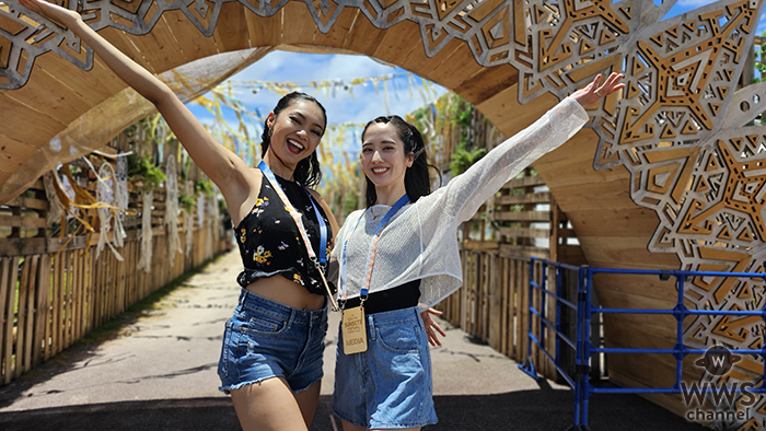 【動画】沖縄美女・上地紗也香、穐山あやが美ボディアピールの夏コーデで登場！コロナサンセットフェス2023をレポート＜CORONA SUNSETS FETIVAL 2023＞