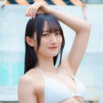 【写真特集】信野樹奈、真っ白なビキニをあざとくズラす着こなしに視線が釘付け！＜チャンスプール撮影会 in アマゴーラ＞