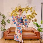 小松彩夏、レトロモダン柄の浴衣姿披露「毎度、自分でやってます 笑」ファンから「とっても色っぽいね！」「可愛い」の声