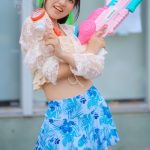 【写真特集】現役JK・苺ひな（グランダルメ）、爽やかマリンルックで無邪気な笑顔を届ける！＜チャンスプール撮影会 in アマゴーラ＞