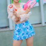 【写真特集】現役JK・苺ひな（グランダルメ）、爽やかマリンルックで無邪気な笑顔を届ける！＜チャンスプール撮影会 in アマゴーラ＞