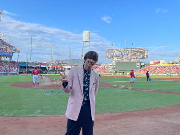 手島章斗、故郷の広島・マツダスタジアムでソロ初となる国歌独唱に「これほど光栄なことはないです」